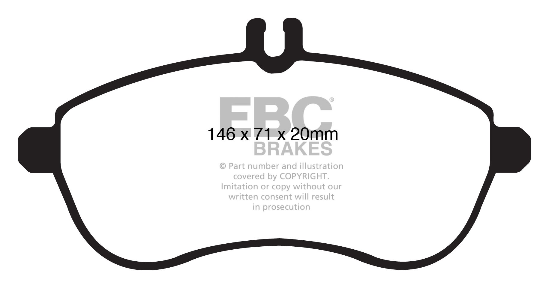 EBC Brakes MERCEDES SLK (R172) SLK200 (1.8 Turbo) 2011-.. Remblo