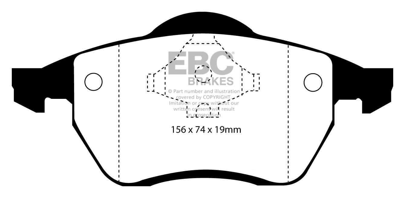 EBC Brakes FORD Galaxy 2.0 94-97 Remblokken voorzijde
