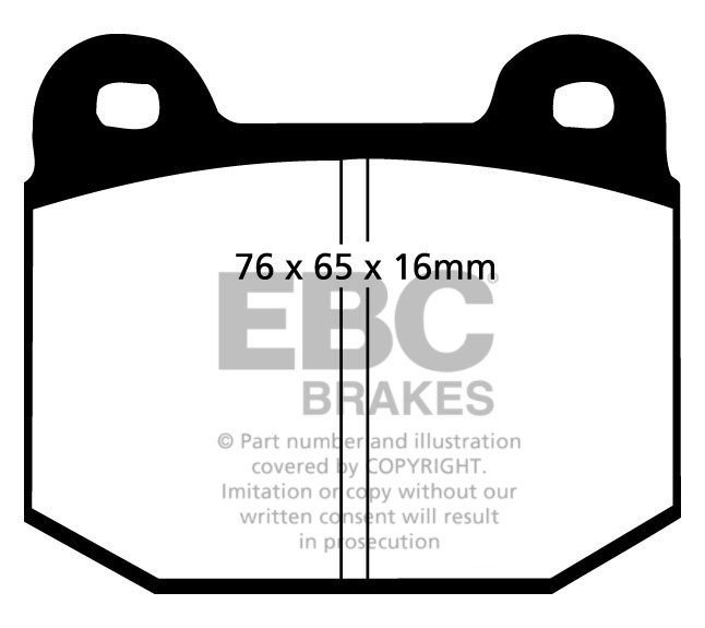 EBC Brakes LOTUS Esprit 2.2 80-85 Remblokken voorzijde