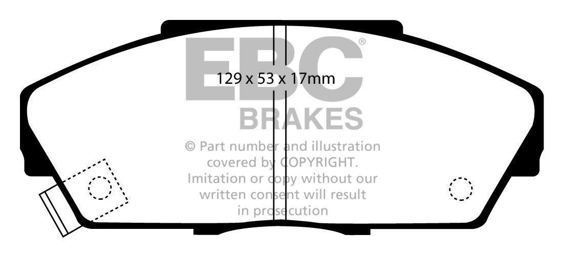EBC Brakes HONDA Integra (Not UK) 1.6 (DA5-8) (DB1) 89-93 Remblo