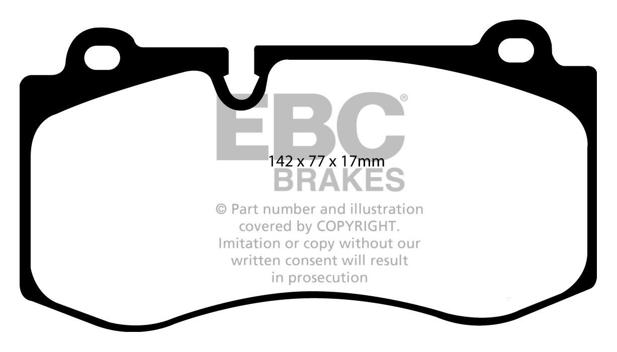 EBC Brakes MERCEDES SL-Class (R230) SL300 Sports Package 2009-..