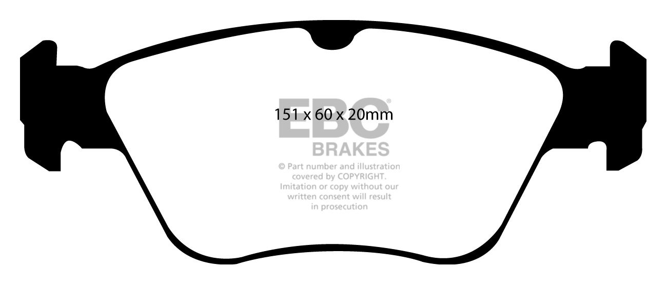 EBC Brakes MERCEDES E-Class (W210) E250 Turbo D Station 95-96 Re