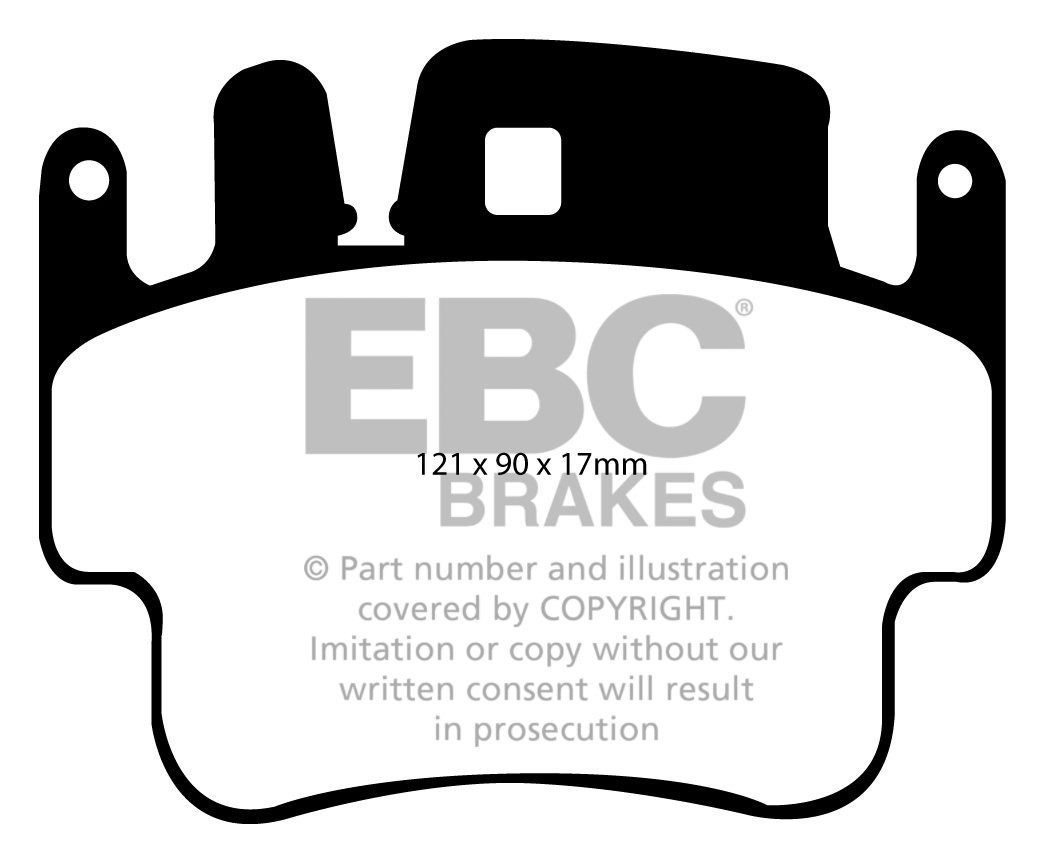 EBC Brakes PORSCHE 911 (997) (Cast Iron Disc Only) 3.8 Carrera S