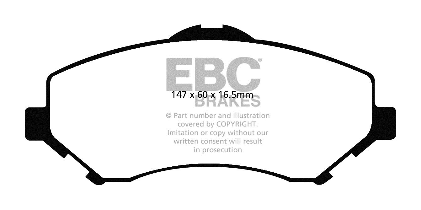 EBC Brakes CHRYSLER (USA) Grand Voyager 2.8 TD 2008-.. Remblokke