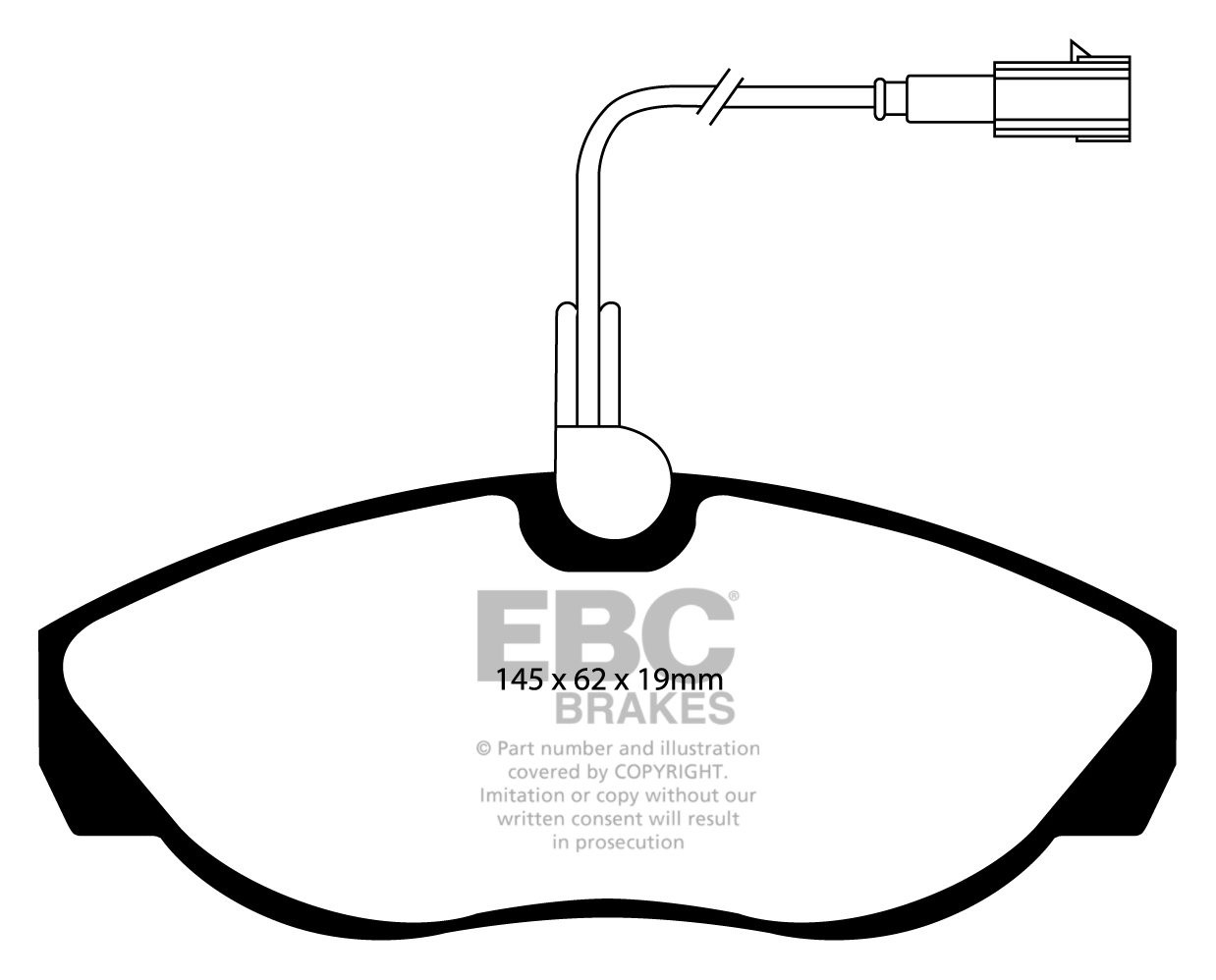 EBC Brakes PEUGEOT BEDRIJFSWAGEN Boxer 2.4 D 99-2001 Remblokken