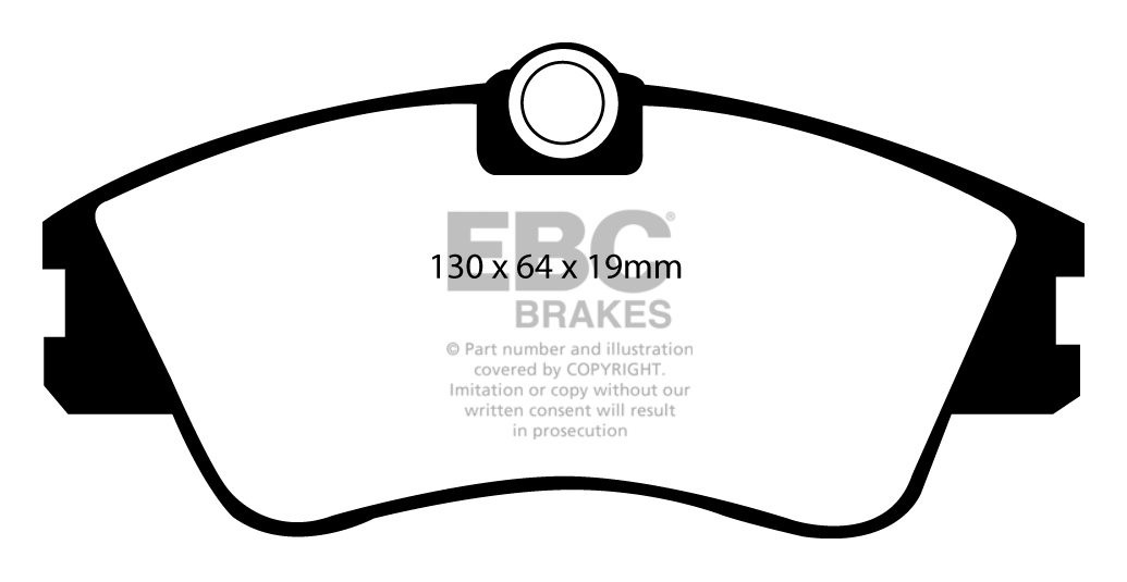 EBC Brakes VW Caravelle 2.0 99-2004 Remblokken voorzijde