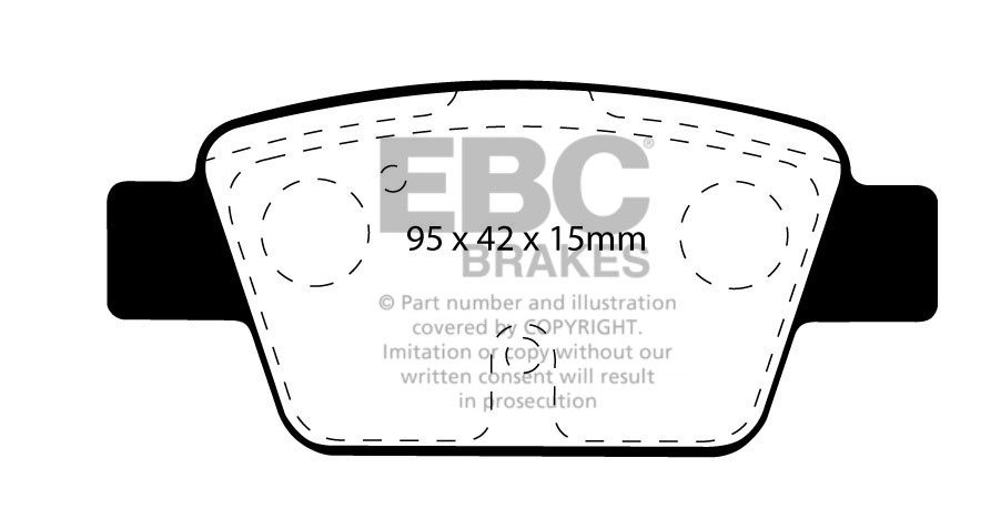 EBC Brakes FIAT Stilo Multiwagon 1.9 TD (80) 2003-2007 Remblokke