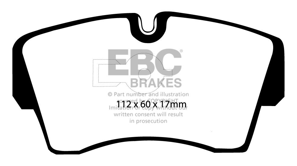 EBC Brakes OPEL Senator 3.0 85-87 Remblokken voorzijde
