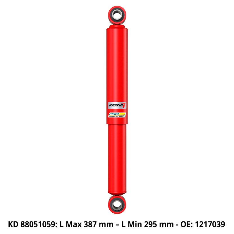 KONI Special Active schokdemper  Fiat Ducato based campers: Adria/Carthago/Hymer 2006- - Achteras - Lmin: 295mm - Lmax: 387mm (8805-1059)