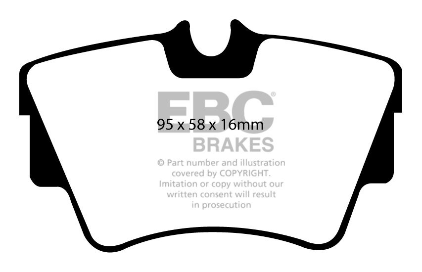 EBC Brakes OPEL Vivaro 2.0 TD 2006-.. Remblokken achterzijde