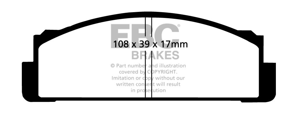 EBC Brakes FORD Mustang 5.0 83-86 Remblokken voorzijde