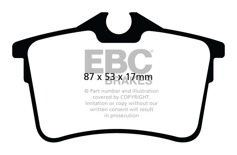 EBC Brakes CITROEN Berlingo Multispace 1.6 TD (90) 2008-.. Rembl