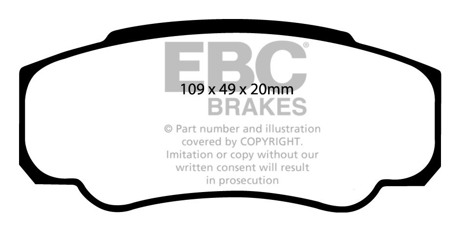 EBC Brakes FIAT BEDRIJFSWAGEN Ducato 2.3 TD 2003-2006 Remblokken