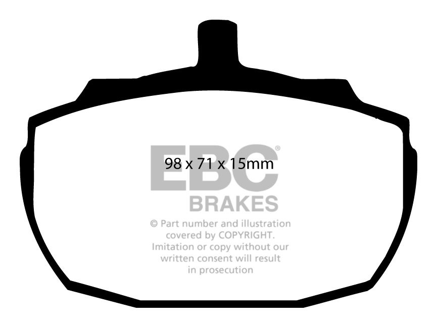 EBC Brakes AUSTIN Princess 2.0 78-82 Remblokken voorzijde greens