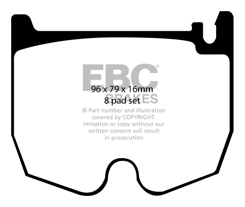 EBC Brakes MERCEDES S-Class (W221) S600 (To A000100) 2005-2006 R