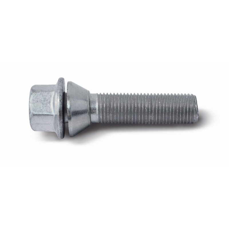 H&R Wielbout konisch met beweegbare ring M14x1.50 - Lengte 40mm (Bv.  BMW, Volvo)