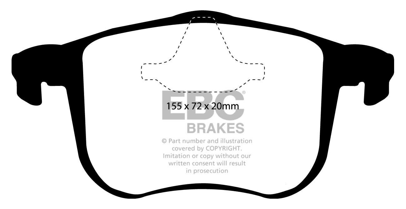 EBC Brakes VAUXHALL (OPEL) Vectra 3.2 38047798- 2003-2004 Remblo