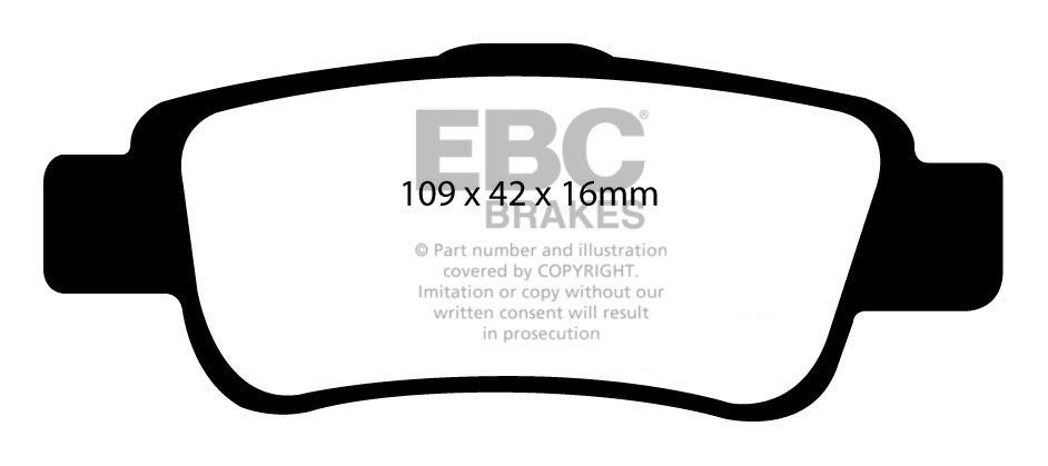 EBC Brakes HONDA CR-V 2.0 2007-.. Remblokken achterzijde