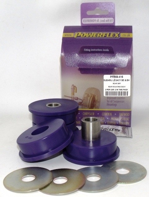Subaru Legacy BE & BH 98 to 04 Rear Diff Rear Mounting Bush - Po