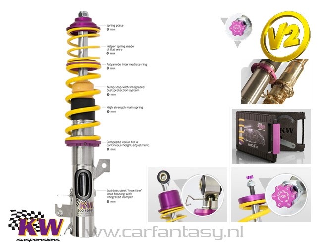 Schroefset KW V2 inox Opel Zafira A-H/MONOCAB 1.9 CDTI 07/2005-