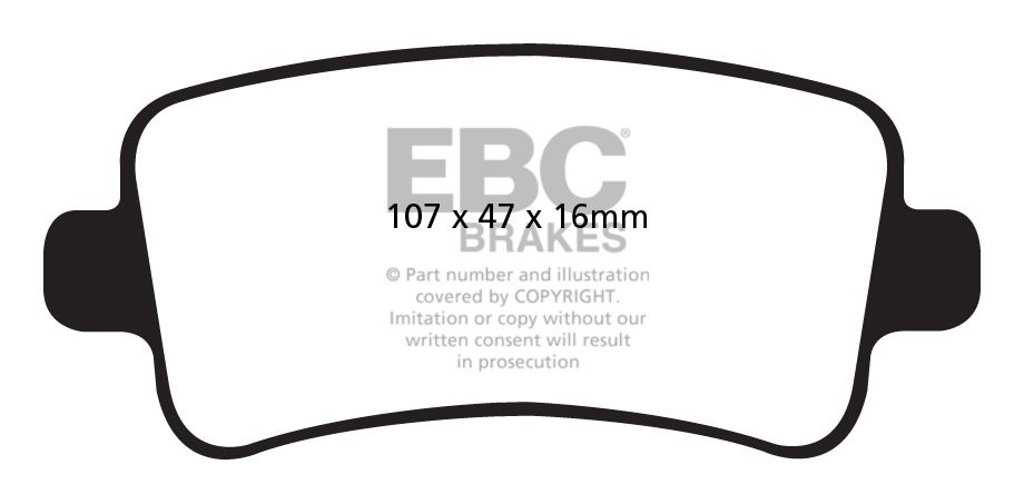 EBC Brakes VAUXHALL (OPEL) Insignia 1.6 Turbo 2009-.. Remblokken