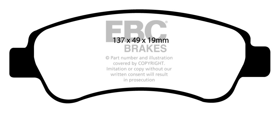 EBC Brakes CITROEN Relay Combi 2.2 TD (100) 2008-.. Remblokken a