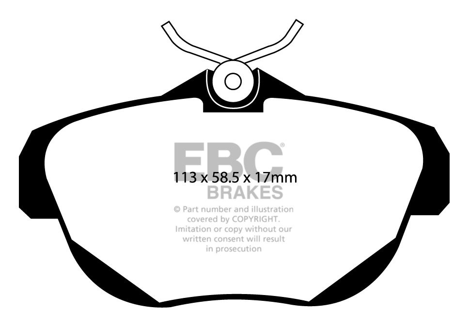 EBC Brakes PEUGEOT Expert Tepee 2.0 TD (136) 2007-.. Remblokken