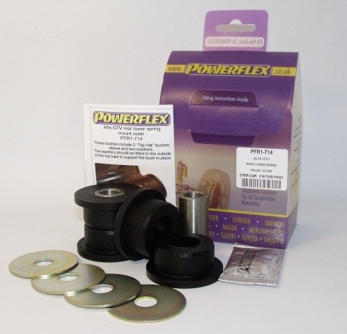 Alfa Romeo Spider, GTV 2.0 & V6  Rear Lower Spring Mount Outer -