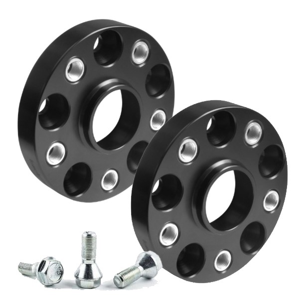 Spoorverbreders VW 5x112 57,1 M14x1,5 30mm zwart