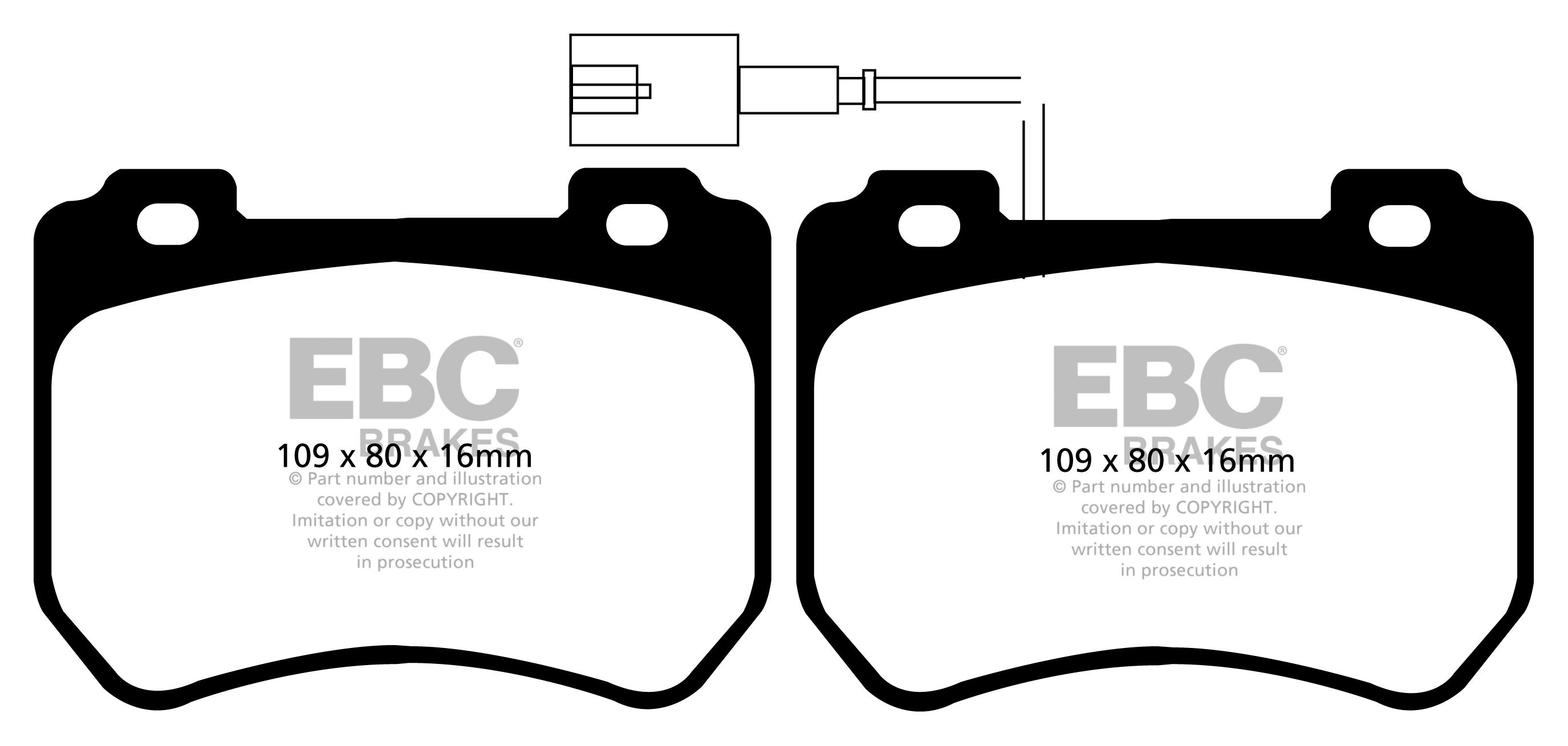 EBC Brakes ALFA ROMEO Alfa 159/159 Sportwagon 1.9 2008-2010 Remb